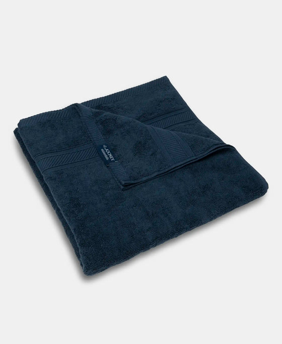 Cotton Terry Ultrasoft and Durable Solid Bath Towel - Navy-2