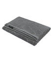Cotton Terry Ultrasoft and Durable Patterned Bath Towel - Grey-1