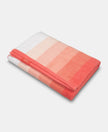 Cotton Terry Ultrasoft and Durable Striped Bath Towel - Coral-1