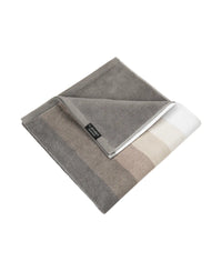 Cotton Terry Ultrasoft and Durable Striped Bath Towel - Grey-2