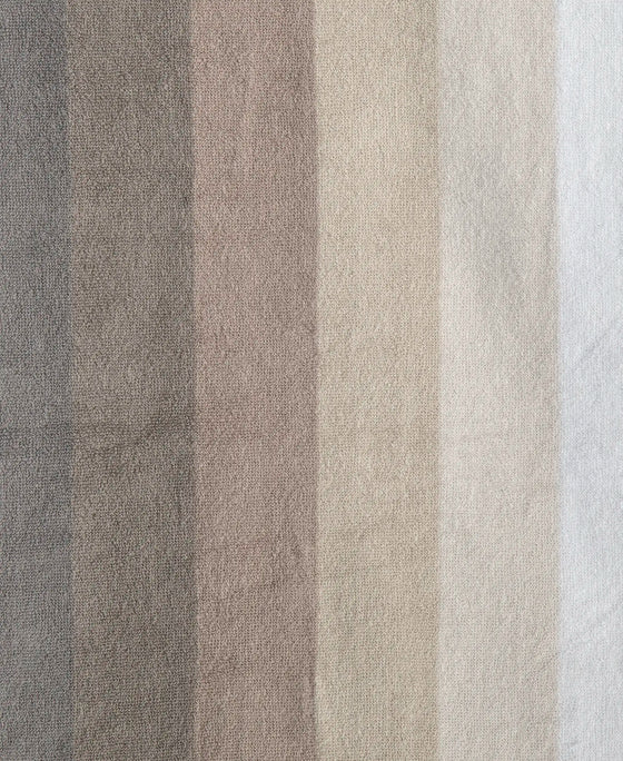 Cotton Terry Ultrasoft and Durable Striped Bath Towel - Grey-4