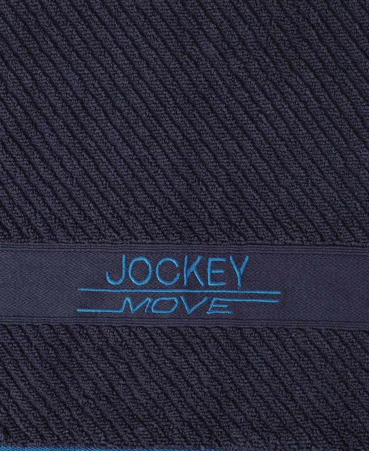 Cotton Rich Terry Ultrasoft and Durable Solid Bath Towel - Navy-4