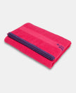 Cotton Rich Terry Ultrasoft and Durable Solid Bath Towel - Ruby-1