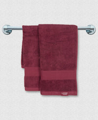 Cotton Terry Ultrasoft and Durable Solid Hand Towel - Burgundy-3