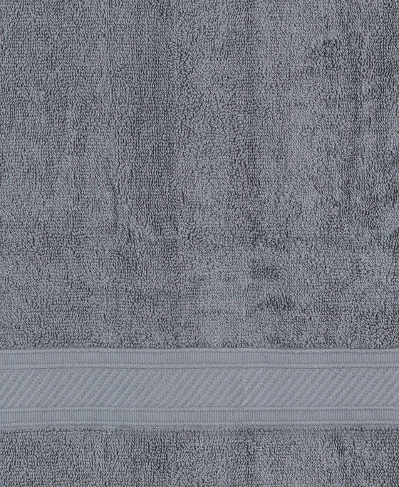 Cotton Terry Ultrasoft and Durable Solid Hand Towel - Grey-4