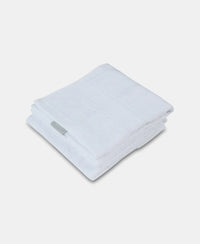Cotton Terry Ultrasoft and Durable Solid Hand Towel - White-2