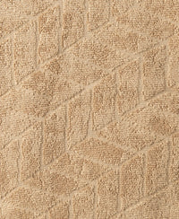 Cotton Terry Ultrasoft and Durable Patterned Hand Towel - Camel (Pack of 2)
