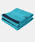 Cotton Rich Terry Ultrasoft and Durable Solid Hand Towel - Caribbean Turquoise-1