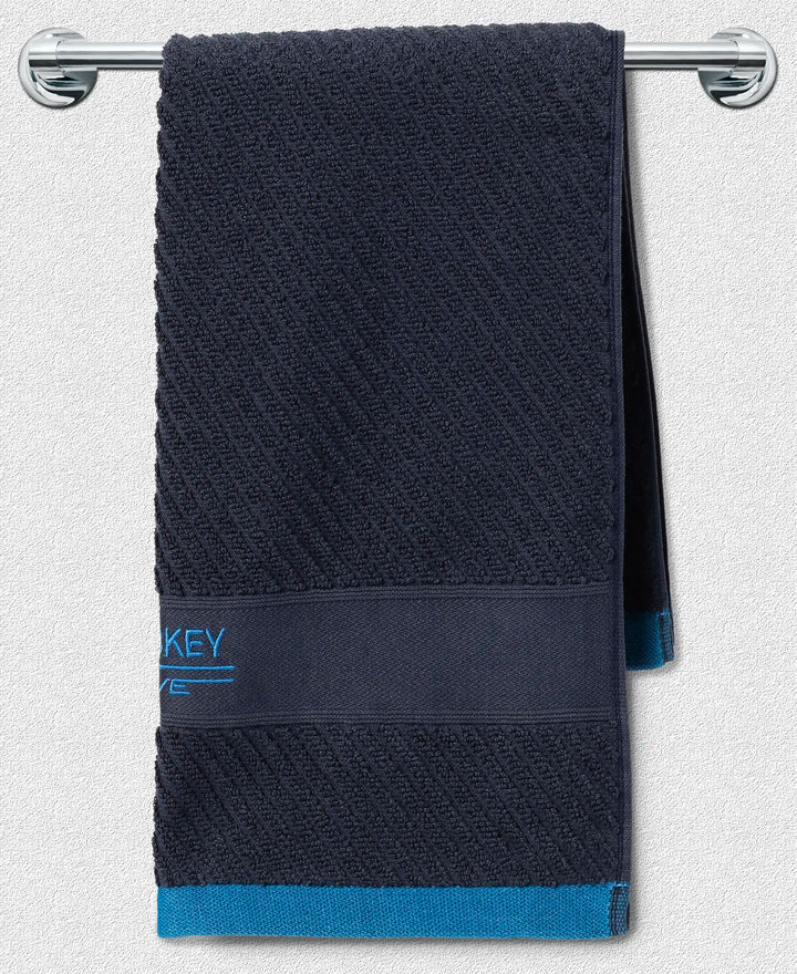 Cotton Rich Terry Ultrasoft and Durable Solid Hand Towel - Navy-4