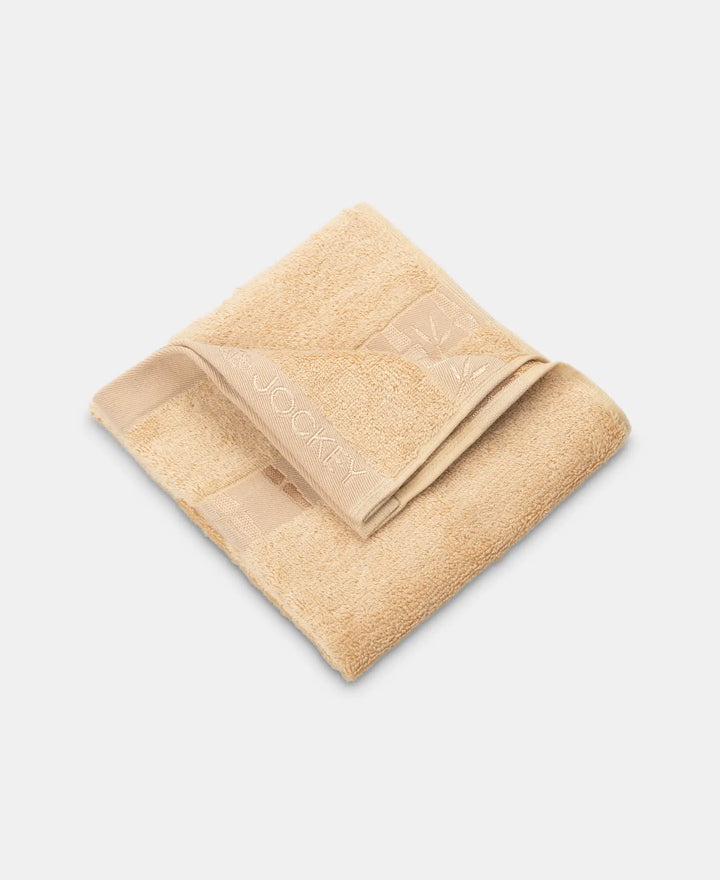 Bamboo Cotton Blend Terry Ultrasoft and Durable Hand Towel with Natural StayFresh Properties - Beige-3