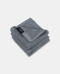 Cotton Terry Ultrasoft and Durable Solid Face Towel - Grey-1
