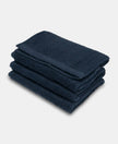 Cotton Terry Ultrasoft and Durable Solid Face Towel - Navy-1