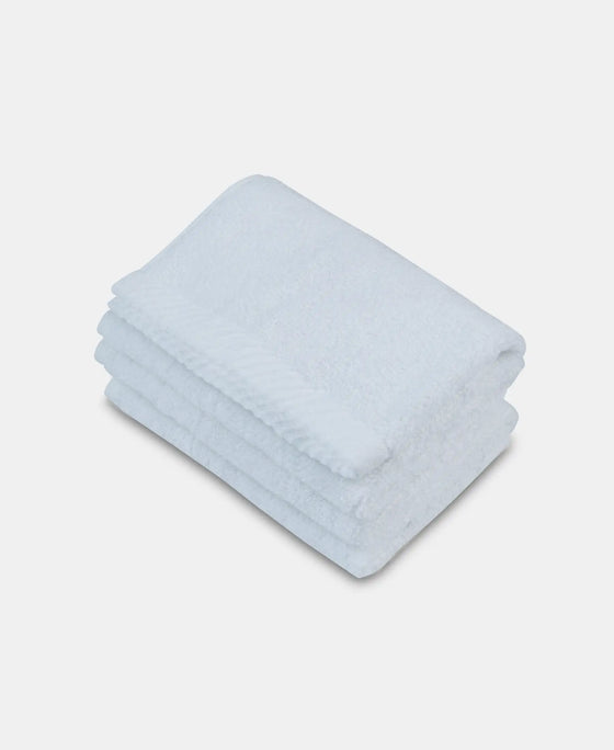 Cotton Terry Ultrasoft and Durable Solid Face Towel - White-2