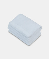 Cotton Terry Ultrasoft and Durable Solid Face Towel - White-2