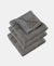 Bamboo Cotton Blend Terry Ultrasoft and Durable Face Towel with Natural StayFresh Properties - Grey-1
