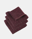 Bamboo Cotton Blend Terry Ultrasoft and Durable Face Towel with Natural StayFresh Properties - Wine Tasting-1