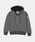 Super Combed Cotton French Terry Hoodie Jacket - Black Grindle-1