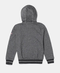 Super Combed Cotton French Terry Hoodie Jacket - Black Grindle-2