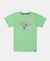 Super Combed Cotton Graphic Printed Half Sleeve T-Shirt - Summer Green Printed-1