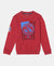 Super Combed Cotton Rich Graphic Printed Sweatshirt - Cherry Cobbler-1