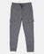 Super Combed Cotton Rich Cargo Pants with Cuffed Hem - Gunmetal-1