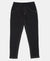 Super Combed Cotton Elastane French Terry Solid Jeggings - Black-1