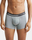 Super Combed Cotton Rib Trunk with Ultrasoft Waistband - Monument-1