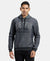 Super Combed Cotton Rich Hoodie Sweatshirt with Ribbed Cuffs - Black-1
