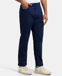 Super Combed Cotton Rich Elastane Stretch Slim Fit Leisure Jeans With 5 Pocket Styling - Indigo-2