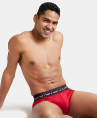 Super Combed Cotton Solid Brief with Ultrasoft Waistband - Chilli Pepper-5