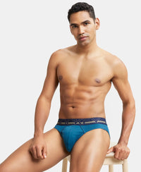 Super Combed Cotton Rib Solid Brief with Ultrasoft Waistband - Seaport Teal-5