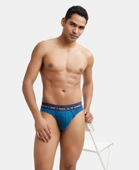 Super Combed Cotton Rib Solid Brief with Ultrasoft Waistband - Seaport Teal-6