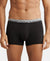 Super Combed Cotton Elastane Solid Trunk with Ultrasoft Waistband - Black-1