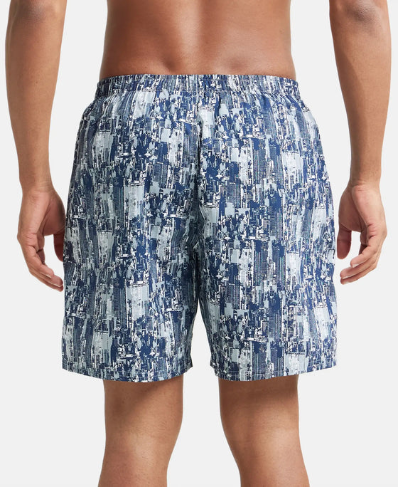 Super Combed Mercerized Cotton Woven Printed Boxer Shorts with Side Pocket - Assorted Prints-3