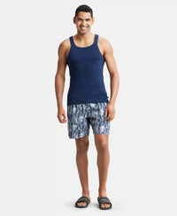 Super Combed Mercerized Cotton Woven Printed Boxer Shorts with Side Pocket - Assorted Prints-4