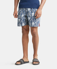 Super Combed Mercerized Cotton Woven Printed Boxer Shorts with Side Pocket - Assorted Prints-5