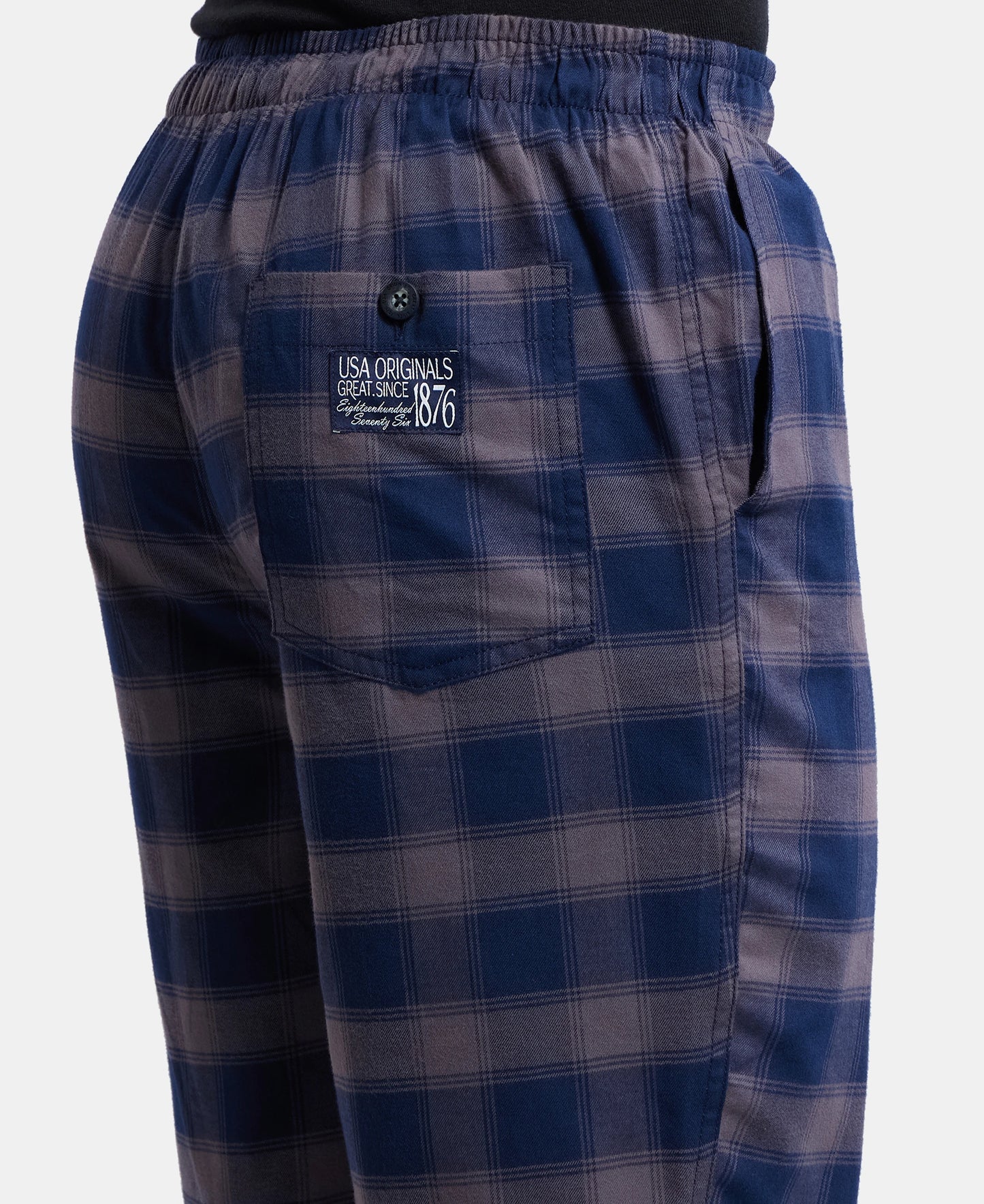 Super Combed Mercerized Cotton Woven Fabric Bermuda with Side Pockets - Charcoal & Navy-7