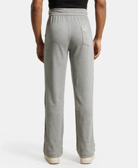 Track Pant for Men with Drawstring Closure - Grey Melange-3